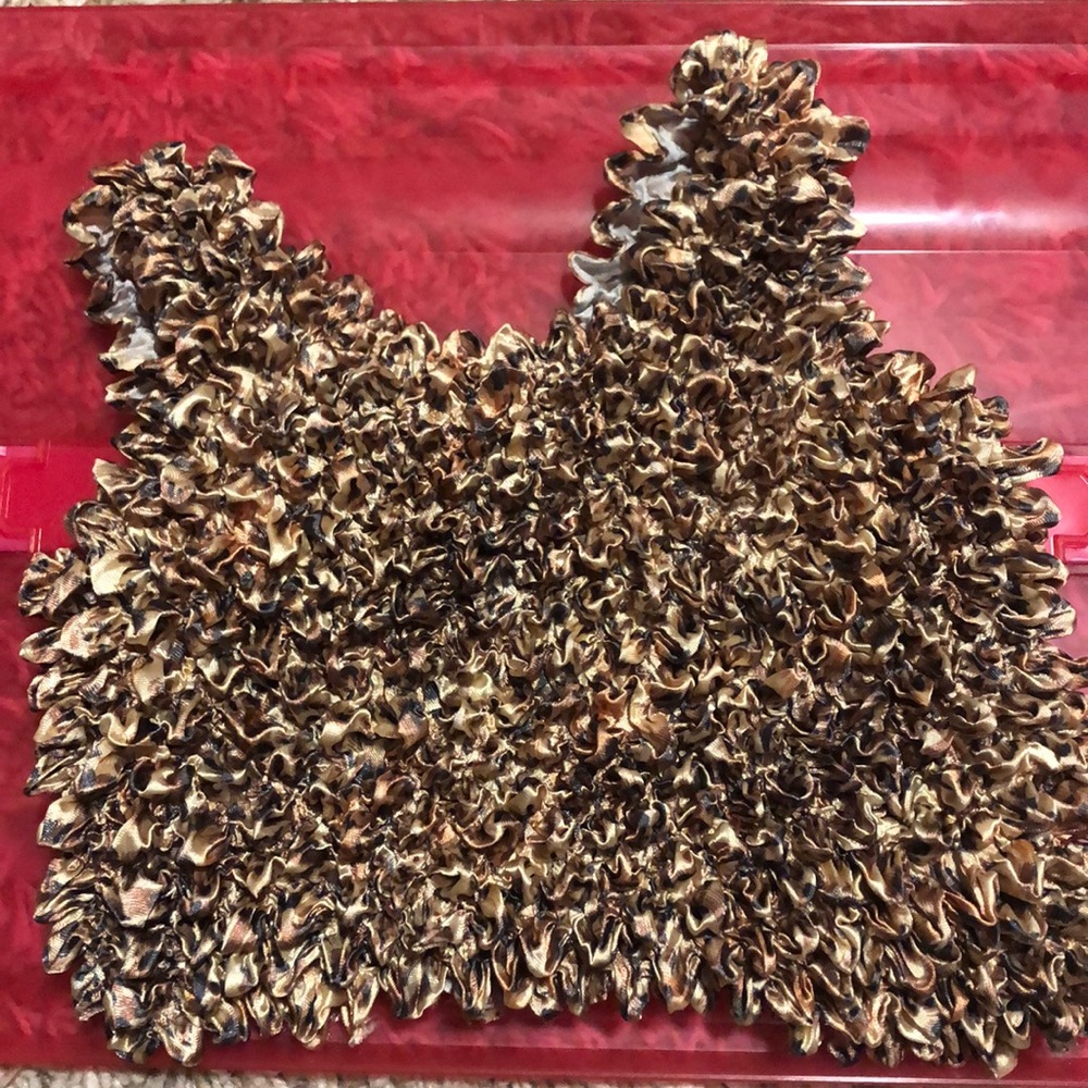 Cheetah Print Crunch Top